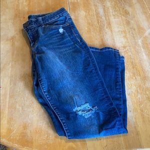 Straight leg jeans